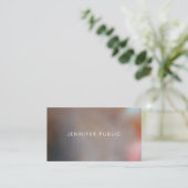 Moderne Professionele Elegante Template Luxe Visitekaartje (Staand voorkant)