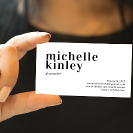 Moderne professionele elegante trendy netwerken visitekaartje