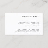 Moderne professionele, elegante Visitekaartjes (Voorkant)