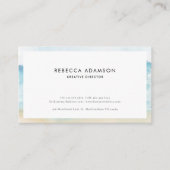 Moderne professionele elegante zaken contactkaartje (Voorkant)