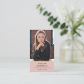 Moderne professionele foto business consultant Kaa Visitekaartje (Staand voorkant)