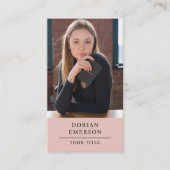 Moderne professionele foto business consultant Kaa Visitekaartje (Voorkant)