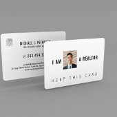 Moderne professionele foto makelaar onroerend goed visitekaartje