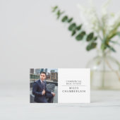Moderne professionele foto Real Estate Visitekaartje (Staand voorkant)