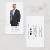 Moderne professionele foto visitekaartje (Voorkant / Achterkant)