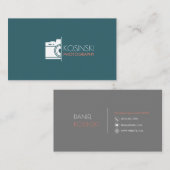 Moderne professionele fotograaf Visitekaartje (Voorkant / Achterkant)