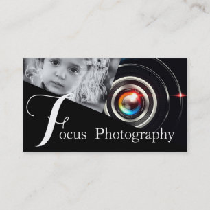 Moderne professionele fotografie fotograaf visitekaartje