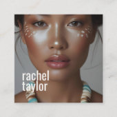 Moderne professionele fotografie vierkante visitekaartje (Voorkant)