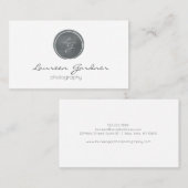 Moderne professionele fotografie visitekaartje (Voorkant / Achterkant)