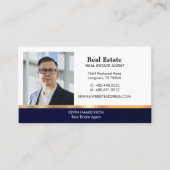 Moderne professionele fotopoort & Logo Contactkaartje (Voorkant)