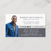 Moderne professionele fotopoort & Logo Visitekaartje (Voorkant)