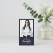 Moderne professionele foto's en Logo van onroerend Visitekaartje (Staand voorkant)