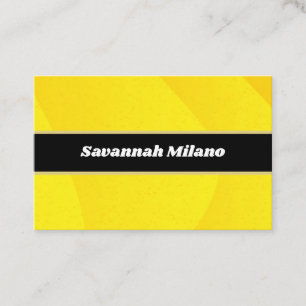 Moderne professionele gele Visitekaartje