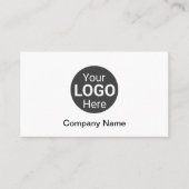 Moderne professionele gepersonaliseerde logo, naam visitekaartje (Voorkant)