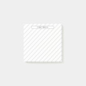 Moderne professionele gepersonaliseerde naam post-it® notes (Voorkant)