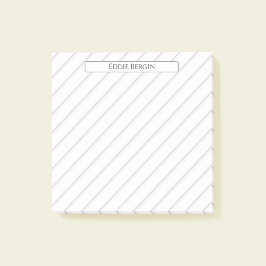 Moderne professionele gepersonaliseerde naam post-it® notes