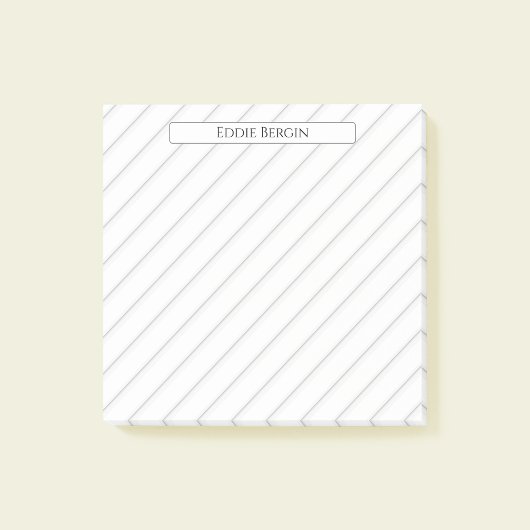 Moderne professionele gepersonaliseerde naam post-it® notes