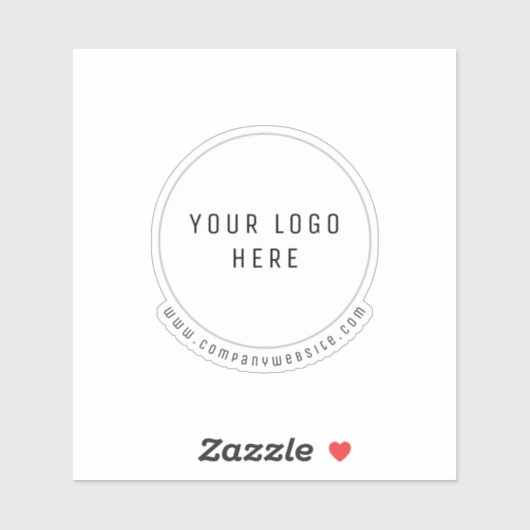 Moderne professionele gepersonaliseerde sticker (Vel)