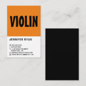 Moderne, professionele, gewelddadige Visitekaartje (Voorkant / Achterkant)