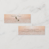 Moderne professionele Glitter Bokeh, hoge niveaus Mini Visitekaartje (Voorkant / Achterkant)