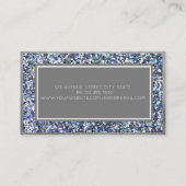 Moderne professionele glitter, spaarpjes, Lijst Visitekaartje (Achterkant)