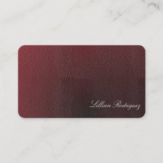 Moderne professionele gradiënt Burgundy Abstract Visitekaartje (Voorkant)