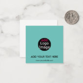 Moderne professionele grafische aangepaste merk Mi Notitiekaartje (Voorkant / Achterkant in situ)