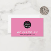 Moderne professionele grafische aangepaste merk ro notitiekaartje (Voorkant / Achterkant in situ)