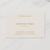 Moderne professionele grafische minimale Sjabloon Visitekaartje (Achterkant)