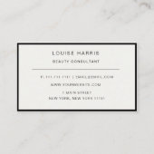 Moderne, professionele grafische Visitekaartje voo (Achterkant)