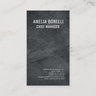 Moderne professionele grijs eenvoudig visitekaartje