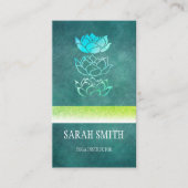 Moderne professionele, groene holografisch visitekaartje (Voorkant)