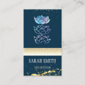 Moderne professionele, groene holografisch visitekaartje (Voorkant)