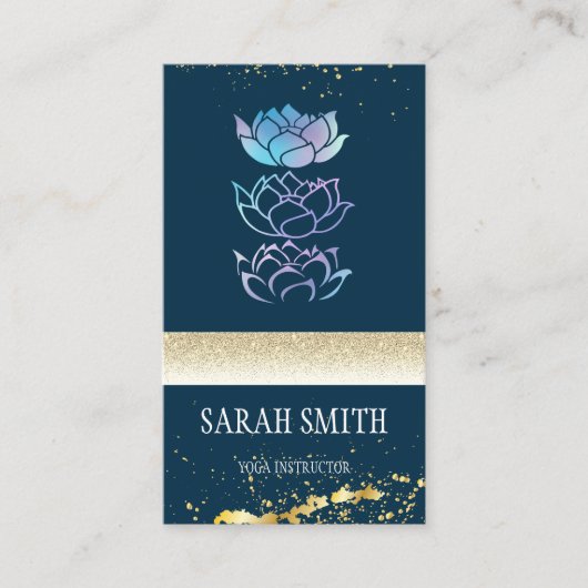 Moderne professionele, groene holografisch visitekaartje (Voorkant)