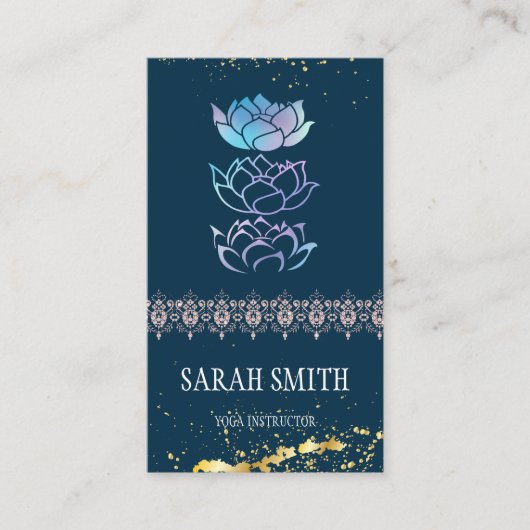 Moderne professionele, groene holografisch visitekaartje (Voorkant)