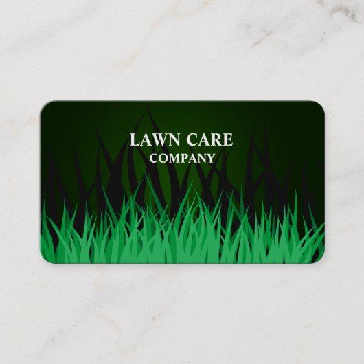 Moderne Professionele Groene Lawn Care Landschapst Visitekaartje (Voorkant)