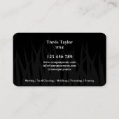 Moderne Professionele Groene Lawn Care Landschapst Visitekaartje (Achterkant)