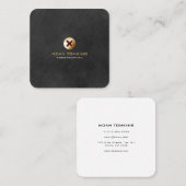 Moderne professionele handige Man bouwer Vierkante Visitekaartje (Voorkant / Achterkant)