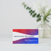 Moderne professionele HVAC-Visitekaartjes Visitekaartje (Staand voorkant)