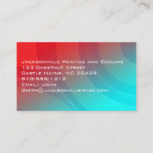 Moderne professionele HVAC-Visitekaartjes Visitekaartje (Achterkant)