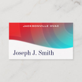 Moderne professionele HVAC-Visitekaartjes Visitekaartje