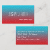 Moderne professionele HVAC-Visitekaartjes Visitekaartje (Voorkant / Achterkant)