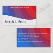 Moderne professionele HVAC-Visitekaartjes Visitekaartje (Voorkant / Achterkant)