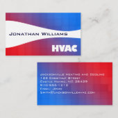 Moderne professionele HVAC-Visitekaartjes Visitekaartje (Voorkant / Achterkant)