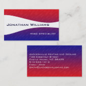 Moderne professionele HVAC-Visitekaartjes Visitekaartje (Voorkant / Achterkant)