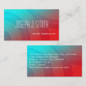 Moderne professionele HVAC-Visitekaartjes Visitekaartje (Voorkant / Achterkant)