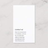 Moderne Professionele Interieurontwerper Monogram Visitekaartje (Achterkant)