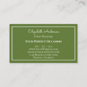 Moderne professionele Italiaanse architectuurfoto Visitekaartje (Achterkant)