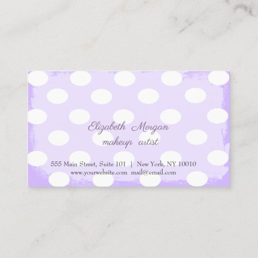 Moderne professionele Kaart, gebotteld, ventilator Klantenkaartje (Achterkant)