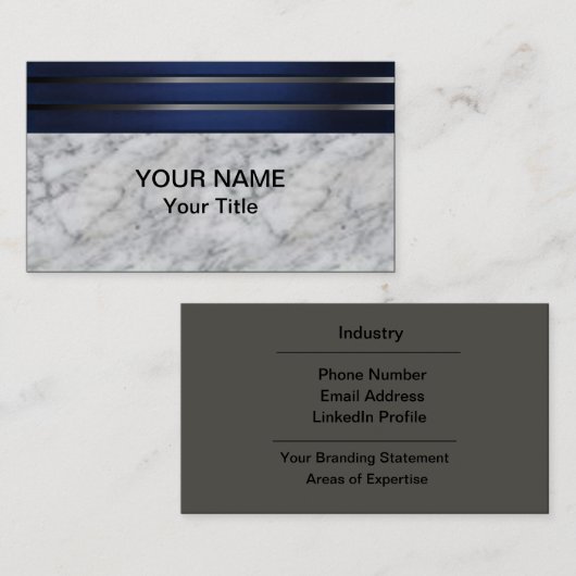 Moderne, professionele Kaarten of netwerken Visitekaartje (Voorkant / Achterkant)